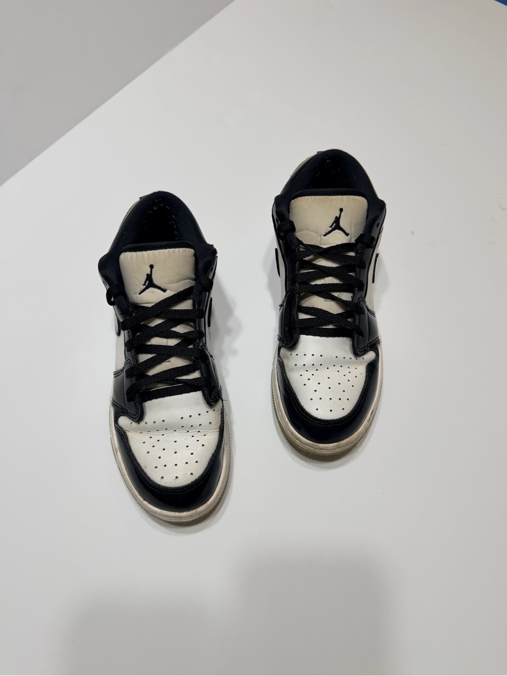 Jordan Kids Black and White High-Top Sneakers